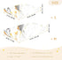 Bseiialft 52 28 White Gray Gold Marble Crib Sheets for Boys Girls Soft and Breathable Cotton Baby Sheets for Standard