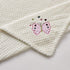 CREVENT Soft Cozy Baby Blankets + Security Blanket Set with Gift Bag, Newborn Essentials (Ivory)