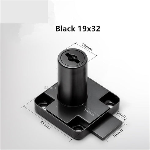 QXCIVR 16x22) Cabinet Drawer Latch Locks Furniture Door Lock Hardware Desk Lock Wardrobe Cabinet Door Locks Bedside