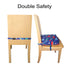 Dining Chair Heightening Cushion, Portable Adjustable Highchair Booster for Baby Toddler Kids, Dark Blue