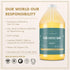 Free-1 (64oz x2 WHOLENATURALS Pure Castile Soap Liquid Unscented, EWG Verified & Certified Palm Oil gallon bottles)