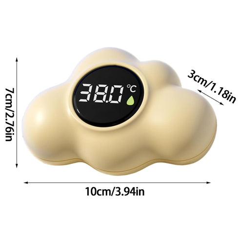 Generic 16x29x14cm, Bathtub Temperature Gauge, Waterproof, Floating Thermometer, Cloud Shape Digital Bath Thermometer