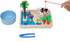 Adena Montessori Farm Animals Toys: Fishing Game Playset with Fence, Animals, Trees, and More for Toddlers