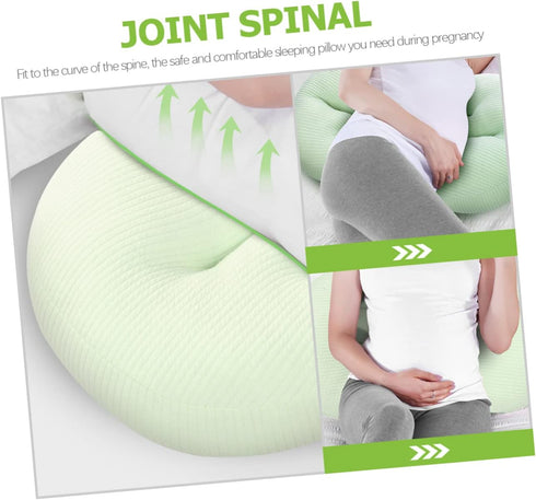 U-Shaped Lumbar Support Pillow for Pregnancy - Ergonomic Waist Cushion
