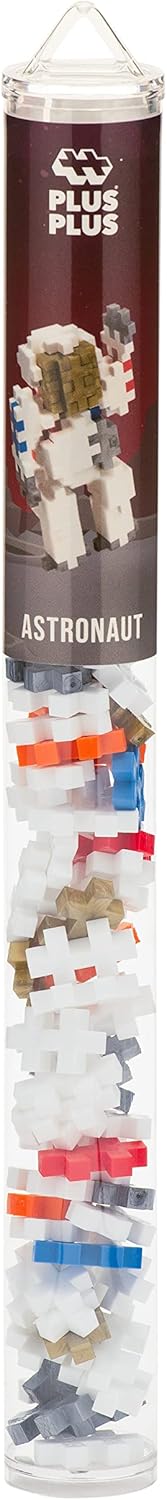 PLUS PLUS Astronaut, Apollo 11 Space - 70 Piece Tube Construction Building STEM/STEAM Toy for Kids