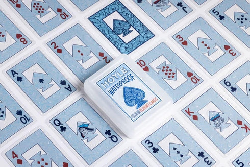 Hoyle Waterproof Playing Cards, Clear - 1 Deck