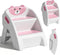 TPN Toddler Step Stool for Bathroom Sink and Potty Training Durable Anti-Slip,Anti-Tip A-Frame,10-Second