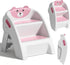 TPN Toddler Step Stool for Bathroom Sink and Potty Training Durable Anti-Slip,Anti-Tip A-Frame,10-Second