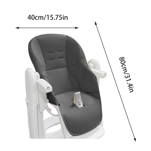 LAFANDE High Chair Covers for Baby, Baby Dining Chair Cushion, Breathable Cushion Dining Chair, PU Leather with Padding