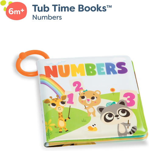 6+ B. toys Baby Bath Book Educational Book for Babies Book About Numbers Waterproof Bathtub Toys Months Tub Time Books