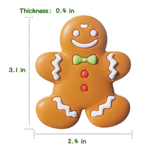 0-6 6-12 NCVI Christmas Teether, Baby Teething Toys for Months, My First Christmas Silicone Chew Toys, First Christmas
