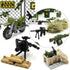 WW2 Army Military Guns, Weapons and Armor Toy, Thunder Containers Building Block Battle Sets for Kids