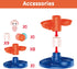 1-3, 9 3 FUN LITTLE TOYS Ball Drop Toys for Toddler Layer Roll Swirling Ball Tower with Balls, Ball Run Ramp for Baby