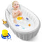 PandaEar Inflatable Baby Bathtub, Collapsible Portable Tub for Kids 6-12 Months, Travel Baby Bath Tub