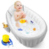 PandaEar Inflatable Baby Bathtub, Collapsible Portable Tub for Kids 6-12 Months, Travel Baby Bath Tub
