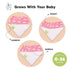 Set Organic Burp Cloth & Organic Bandana Bibs by KeaBabies - Soft Cotton Burp Cloth & Bib for Baby Boys & Girls