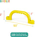Playground Safety Handles - Yellow Grab Handle Bars for Outdoor Playset, Tree House, Jungle Gym Accessories
