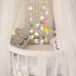 Baby Mobile DIY Kit - Nursery Wooden Frame Mobile Crib Bed Bell Ceiling Wind Chime Hanging DIY Frame Ornaments Handmade