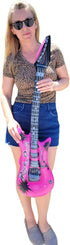 (40 Inches) 80s (3 Pack)), Zugar Land Gold Rock-n-Roll Inflatable Guitar Vinyl. Perfect Party Favor, DJ Dance Rocker