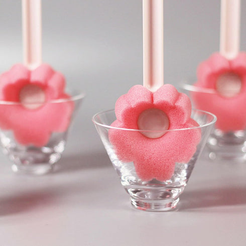 FRCOLOR Long Handle Flower-Shaped Bottle Cleaning Brush for Home Use