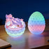 Lohoee 3D Printed Dragon Eggs with Dragon Inside,Printed Snake Eggs with Snake Inside, Glow in The Dark Articulated