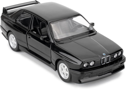 1:36 BMW M3 1987 Toy Car - Diecast Pull Back Model, Collection Kids Toy for Ages 3 and Up, Black