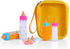 Magic Disappearing Milk and Juice Bottles with Pacifiers for Baby Doll Accessories,6 Pieces Pretend Play Feeding Toy Set, 4 Bottles and 2 Pacifiers