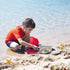 UMUACCAN Beach Mesh Shovel, Shark Tooth Sifter Dipper with Mesh Bags for Shell Collecting, Kids Filter Sand Scooper