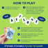 Fletter Word Game, Fun Card Game for All Ages, Fast Family Game for Kids, Teens and Adults, Suitable for Ages 5+