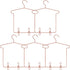 5 Sets Mini Doll Hanger Accessories, Little Hangers for 18 Inch Dolls, Iron Baby Clothing Support
