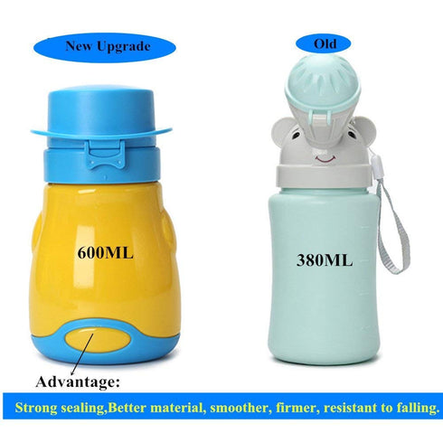 Upgrade Baby Boy Portable Potty - Emergency Urinal Toilet for Car Travel and Camping