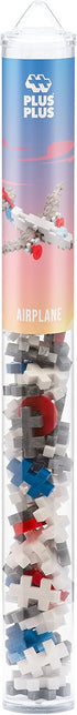 PLUS PLUS - Airplane, 70 Piece Construction Building Stem/Steam Toy, Interlocking Mini Puzzle Blocks