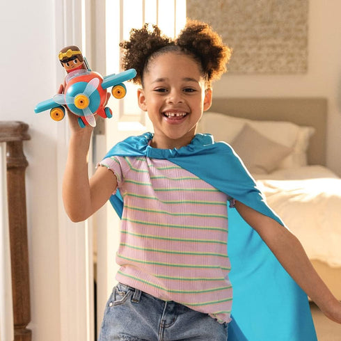 Educational Insights Design & Drill Bolt Buddies Plane Take Apart Toy with Electric Drill - STEM Gift for Ages 3+