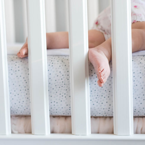 Set 1 1 100% QuickZip Crib Sheet - Faster, Safer, Easier Baby Crib Sheets - Includes Wraparound Base & Zip-On Crib
