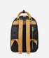 Pack Backpack FAWN DESIGN Diaper (Classic with Contemporary Diaper Bag Features) (Black/Tan)