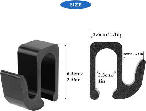 LUAATT Wagon,2 Pack W4,Perfect Multipurpose Side Hooks for Wonderfold Sturdy Hooks Accessories Compatible