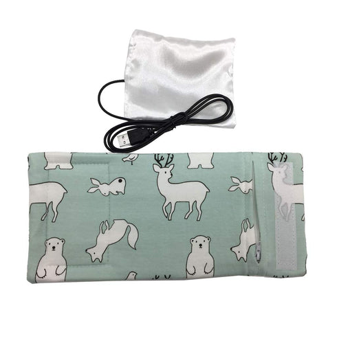 KSTZGTA Portable USB Milk Water Warmer Insulated Bag Freshness Preserved Baby Nursing Bottle Heater for Car Travel