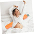 Comfortable Carrot-Shaped Pillow for Lumbar Support - Ideal for Pregnant Women
