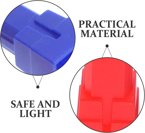 Board Game Playing Pieces Replacement - 40pcs Miniature Buildings Plastic Hotels for Rich Man Game Accessories