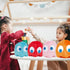 Pingong Blue Ghost Plush Toy, 6 Inch Soft Stuffed Animal, Birthday Gift for Kids Girls Boys