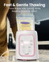 Grownsy Bottle Warmer, Fast Baby Bottle Warmer for All Bottles, Milk Warmer for Breastmilk or Formula, Smart