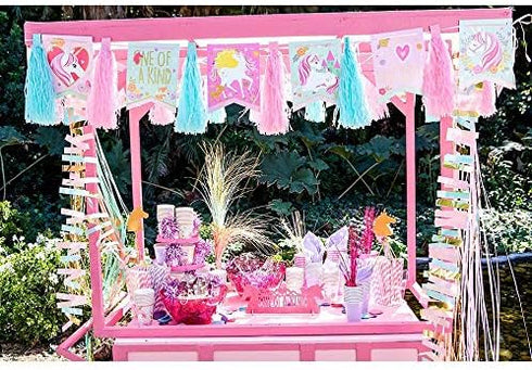 amscan Paper Party Cups, Magical Unicorn Tableware Collection, 9 oz, 8 Pcs.