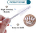 Mezfrguo 10 PCS Nipple Brushes Pacifier Cleaning Tools Small Bottle Brush Nipple Cleaner Nipple Bottle Brushes