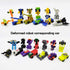 Morphing Robot Construction Toy Cars - Mini Pull Back Vehicles Set of 16 for Toddlers Kids Birthday Favors