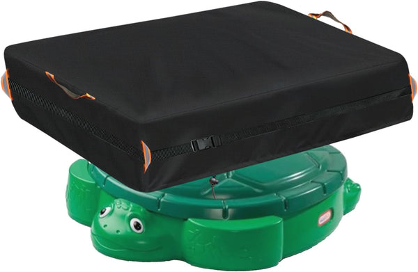 Outdoor Sandbox Cover, Square Kids Sand Box Covers Waterproof and Windproof, Children's