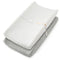 Homiest 2 Pack Changing Pad Cover, White + Light Gray Changing Table Sheets,