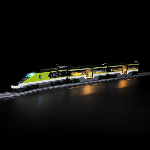 BRIKSMAX LED Lighting Kit for LEGO-60337 Express Passenger Train - Compatible with Lego City Building Blocks Model