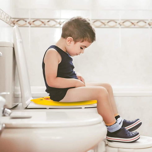 Toilet Potty Training Seat Cover, Travel Toilet Seat, Folding Non Slip Silicone Pads, Travel Portable Reusable Kids
