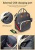 zepingminn Backpack, Diaper Bag Multifunctional Travel Baby Bag with Changing Pad, Insulated Bottle Holders, Pacifier