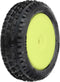 Pro-line Racing Wedge Carpet Tires MTD Yellow Mini-B Front PRO829812 for RC Cars